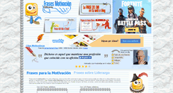 Desktop Screenshot of frasesmotivacion.com